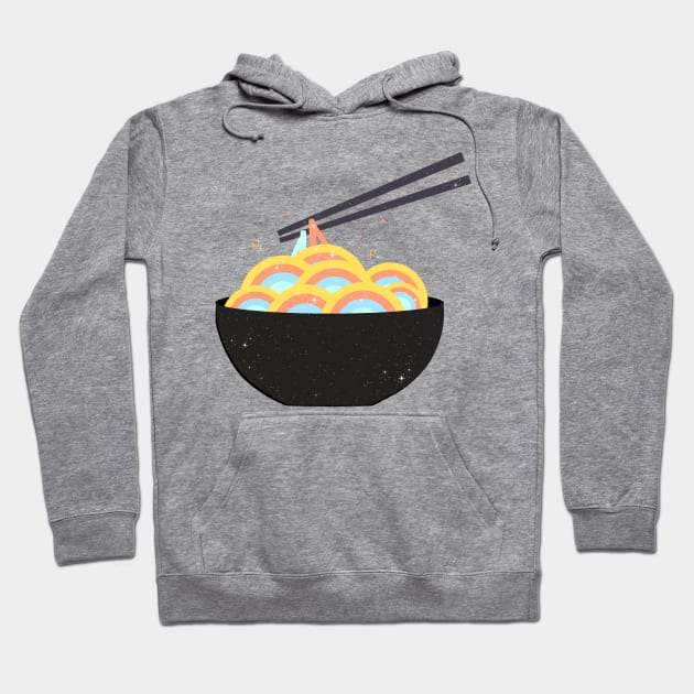 Night Noodles Hoodie by Vintage Dream